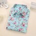 Dioufond New Floral Long Sleeve Vintage Blouse Cherry Turn Down Collar Shirt Blusas Feminino Ladies Blouses Womens  Tops Fashion