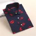 Dioufond New Floral Long Sleeve Vintage Blouse Cherry Turn Down Collar Shirt Blusas Feminino Ladies Blouses Womens  Tops Fashion