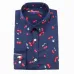 Dioufond Vintage Womens Tops and Blouses Cotton Floral Print Shirt Long Sleeve Blusas Femininas Plus Size Female Clothes Fashion