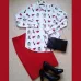 Dioufond Vintage Womens Tops and Blouses Cotton Floral Print Shirt Long Sleeve Blusas Femininas Plus Size Female Clothes Fashion