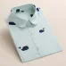 Dioufond Women Cherry Blouses Long Sleeve Shirt Turn Down Collar Floral Blouse Plus Size 5XL Women Vintage Cotton Shirt