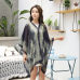 Fashion Floral Chiffon Blouses Women Spring Summer Style Beachwear Cover up Elegant Flower Print Chiffon Loose Shirt 6Q0456