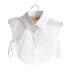 Fashion Korean Style Doll Collar Vintage Elegant Women's Fake Half Shirt Detachable Blouse  JL