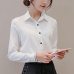 Female Blusas Spring Autumn Blouse Office Lady Slim Pink Shirts Women Blouses Leisure Long Sleeve Plus Size Tops Casual Shirt