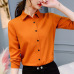 Female Blusas Spring Autumn Blouse Office Lady Slim Pink Shirts Women Blouses Leisure Long Sleeve Plus Size Tops Casual Shirt