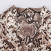 Forefair Snake Animal Print Blouse and Shirt Long Sleeve Casual Plus Size V Neck Serpentine Fashion Women Blouses Autumn 2018