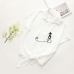 Freshness embroidery short Sleeve Women Blouses And Shirts White cat Female Ladies Casual Shirt Tops Plus Size Blusas Blouse