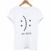 Friends Tv Blouses Women Harajuku Short Sleeve White Print Letter Chemise Femme Blusas Female Fashion Tee Casual Lady Shirts