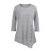 Korea Summer women's O-Neck Shirts Casual Long Sleeve Button ladies Tops solid Tunic Chiffon Blouse Female Tops Blusas Plus Size