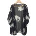 New Arrivals 2019 Women Blouses Plus Sizes Floral  Cardigan Women Tops Chiffon Batwing Blouse Kimono Cardigan Chemise Femme XXXL