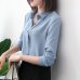 New Women's Shirt Classic Chiffon Blouse Female Plus Size Loose Long Sleeve Casual Shirts Lady Simple Style Tops Clothes Blusas