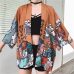 OCEANLOVE Harajuku Japanese Kimono Print 2019 Chimono Summer Cosplay Yukata Women Tops Sunscreen Fashion Thin Loose Blouse 11192