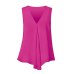 Plus Size S-6XL Women Chiffon Blouses Sexy Sleeveless V Neck Shirt Fashion Summer Ladies Tees Tops Blusas Femininas