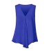 Plus Size S-6XL Women Chiffon Blouses Sexy Sleeveless V Neck Shirt Fashion Summer Ladies Tees Tops Blusas Femininas