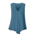 Plus Size S-6XL Women Chiffon Blouses Sexy Sleeveless V Neck Shirt Fashion Summer Ladies Tees Tops Blusas Femininas