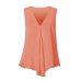 Plus Size S-6XL Women Chiffon Blouses Sexy Sleeveless V Neck Shirt Fashion Summer Ladies Tees Tops Blusas Femininas