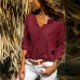 Rogi Casual Women Tops And Blouses 2019 Fashion Irregular V Neck Solid Women Shirts Summer Autumn Slim Ladies Tops Camisas Mujer