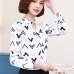 Soperwillton Hot Sale 2018 Summer New Arrival Female Long-Sleeve Blouse Women Shirt Chiffon Ruffle Tops Camisa Renda Blusa #A506