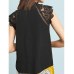 Summer 2019 Womens Tops And Blouses Lace Patchwork Sleeveless Solid Shirt Women Blouse Blusas Roupa Feminina SJ2036M