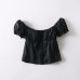 Summer tops for women blouses white crop top sexy puff sleeve blouse women shirts ruffle top streetwear Korean fashion clothing