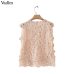 Vadim women sweet lace crop top sleeveless O neck transparent blouse female hollow out short stylish shirts blusas WA242