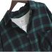 VogorSean Cotton Women Blouse Shirt Plaid 2019 Loose Casual Plaid Long sleeve Large size Top Womens Blouses red/green