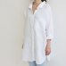 VogorSean Womens Blouses Shirt Spring Summer Blusas Office Lady Elegant Loose Tops and Blouses White Casual Linen Women