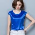 Women Blouses Casual OL Silk Blouse Summer Loose Basic Satin Shirt Work Wear Blusas Feminina Tops Shirts Plus Size XXXL/4XL Tops