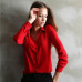 Women Blouses Direct Selling Button Solid 2016 Autumn New Long-sleeve Shirt Female Chiffon Women's Slim Clothing