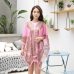 Women Blouses Summer Top Slash Neck Irregular Hollow Out Casual Chiffon Shirt Beachwear Cover up Loose Printing Sun-proof