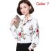 Women Chiffon Blouse Shirt 2019 Female Clothing Long Sleeve Blusas Chiffon Women's Office Blouses Print Striped Dot Lady OL Top