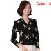 Women Chiffon Blouse Shirt 2019 Female Clothing Long Sleeve Blusas Chiffon Women's Office Blouses Print Striped Dot Lady OL Top