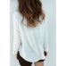 Women Long Sleeve Ruffles White shirt blouse ladies Casual Plain OL Blouse work Shirt chemise Top blusas femininas elegante