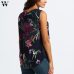 Women Printed Floral Crop Top Short Sleeveless Tank Top Blouse  6.12