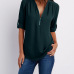 Women Shirts Summer Autumn Casual V-neck Chiffon Blouse Women Top Camisa Feminina Long Sleeve Black White Ladies Blouses Shirt