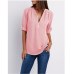 Women Shirts Summer Autumn Casual V-neck Chiffon Blouse Women Top Camisa Feminina Long Sleeve Black White Ladies Blouses Shirt