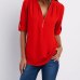 Women Shirts Summer Autumn Casual V-neck Chiffon Blouse Women Top Camisa Feminina Long Sleeve Black White Ladies Blouses Shirt