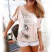 Women Short Sleeve Blouse New Summer 2019 Casual O-Neck Shirt Loose Style Sexy Off Shoulder Fashion Print Blouse Plus Size S-5XL