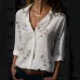 Women Tops Blouses 2018 Autumn Elegant Long Sleeve Print V-Neck Chiffon Blouse Female Work Wear Shirts Plus Size 5XL Lapel Blusa