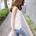 Womens Blouse Shirt Femininas Summer Tops and Blouses Lace Elegant Sleeveless Blusas Crochet Casual Holidays Plus Size Women