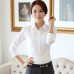 Womens Blouses Cotton Tops and Blouses Casual Long Sleeve Ladies Shirts Pink/White Blusas Plus Size XXXL/5XL Blusa Feminina Tops