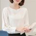 Womens Blouses Shirt Summer Hollow Out Lace Tops and Blouses Geometry Casual For Work Blusas White Pink 9/10 Sleeve Women