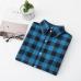 Women's Shirts 2018 Autumn and Winter female shirt plaid shirt women slim long sleeve cotton Blouse top female outerwear