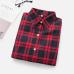 Women's Shirts 2018 Autumn and Winter female shirt plaid shirt women slim long sleeve cotton Blouse top female outerwear