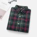 Women's Shirts 2018 Autumn and Winter female shirt plaid shirt women slim long sleeve cotton Blouse top female outerwear