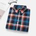 Women's Shirts 2018 Autumn and Winter female shirt plaid shirt women slim long sleeve cotton Blouse top female outerwear