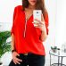 Zipper Short Sleeve Women Shirts 2019 Sexy V Neck Solid Womens Tops And Blouses Casual Tee Shirts Tops Female Clothes Plus Size