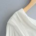 new women fashion solid color one shoulder pleated Shirt blouses women irregular hem white roupas femininas chemise shirt LS3222