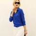 work wear women shirt blouse casual solid elegant ladies chiffon office blouse top new fashion summer formal Blusas Femininas