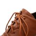 Fashion Round Toe Chunky Mid Heel Lace Up Ankle Brown PU Cavalier Boots Fashion Round Toe Chunky Mid Heel Lace Up Ankle Brown PU Cavalier Boots